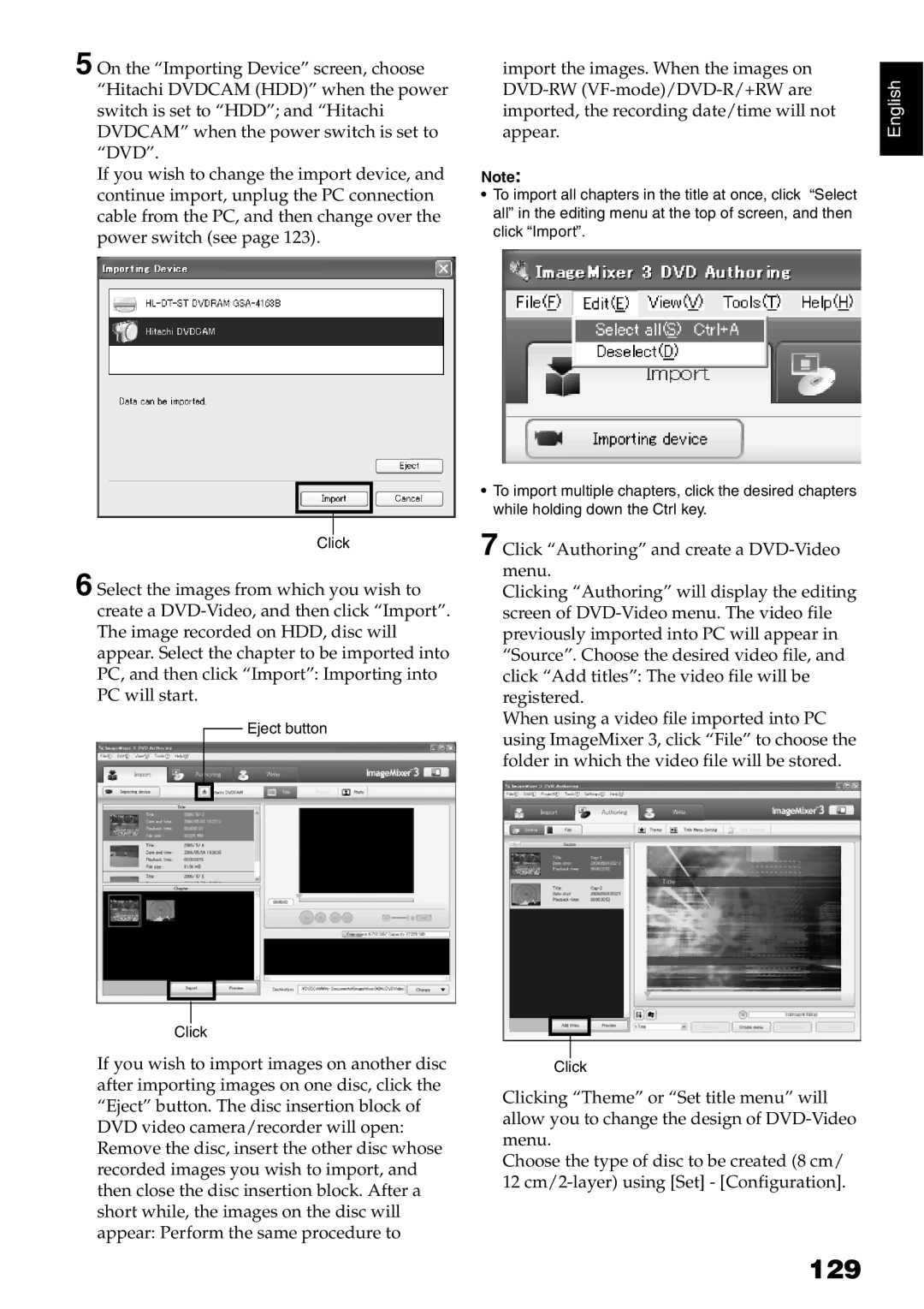 Hitachi DZ-HS500A instruction manual 129 