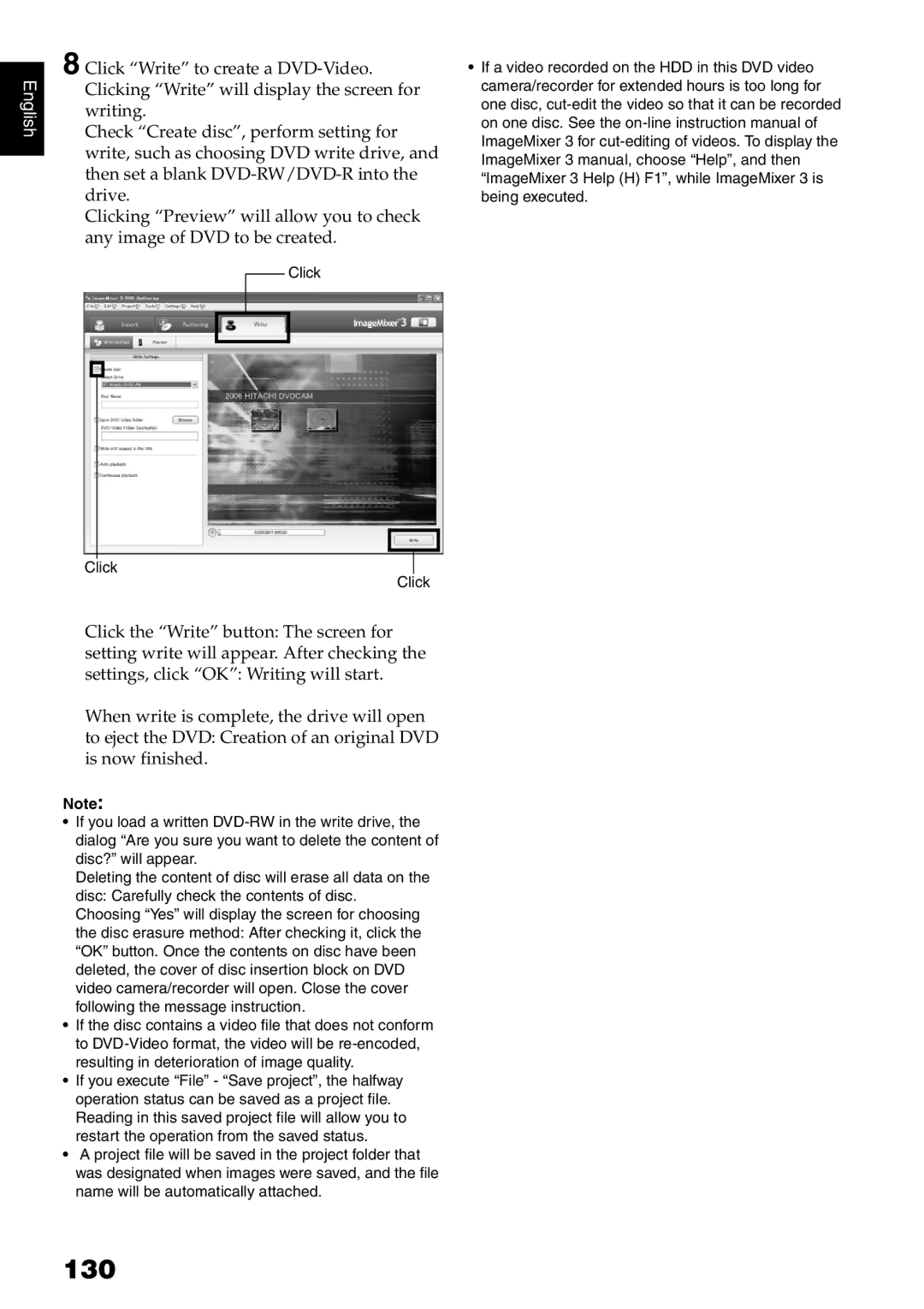 Hitachi DZ-HS500A instruction manual 130 