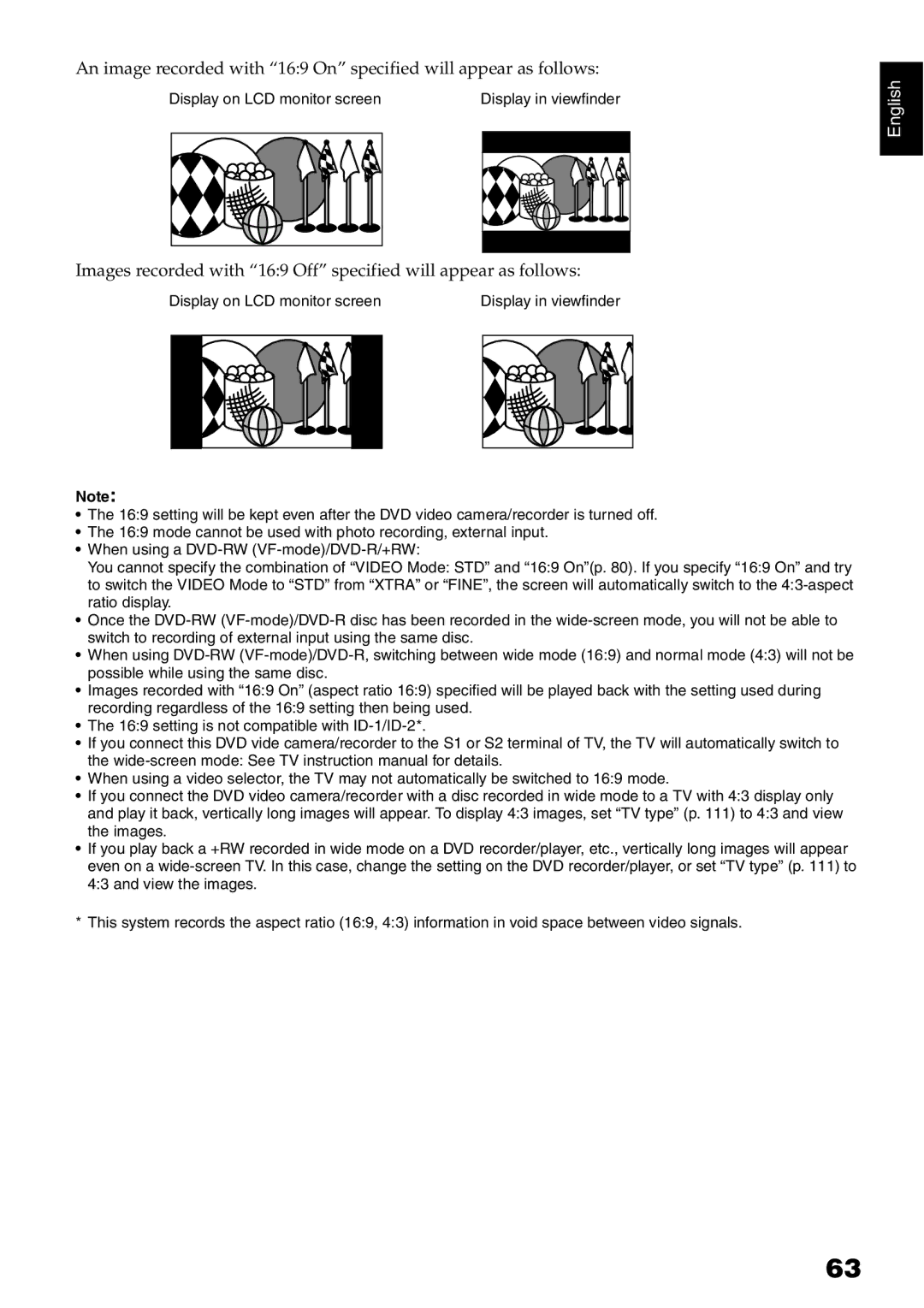 Hitachi DZ-HS500A instruction manual Display in viewfinder 