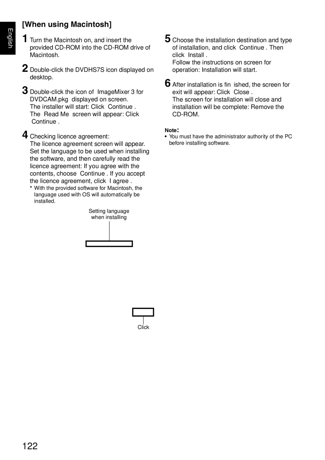 Hitachi DZ-HS500SW instruction manual 122, When using Macintosh 