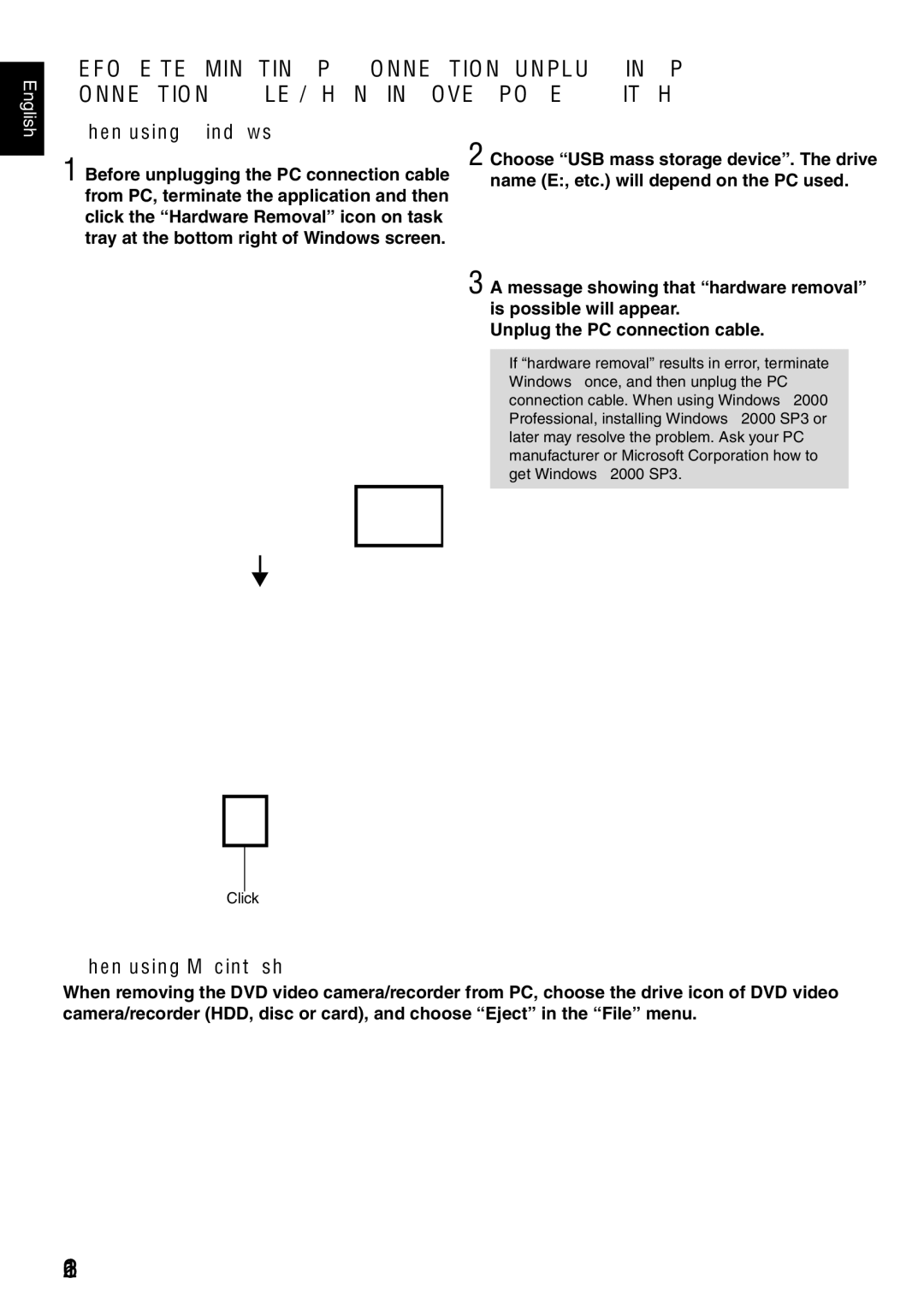 Hitachi DZ-HS500SW instruction manual 126 