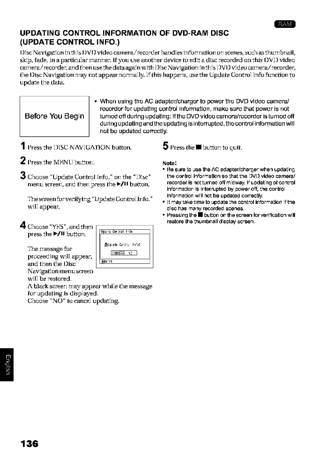 Hitachi DZ-MV580A instruction manual 136, WXl apear 