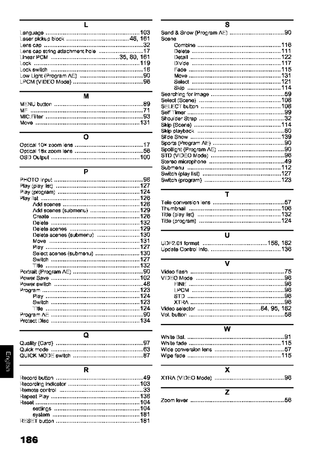 Hitachi DZ-MV580A instruction manual 186, Block 