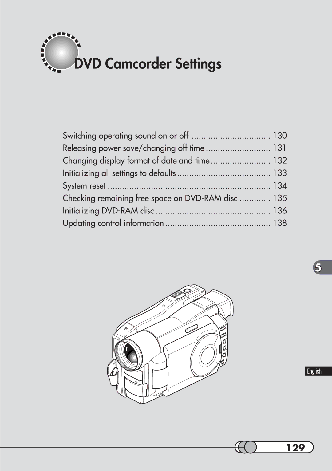 Hitachi DZMV100A instruction manual 129 