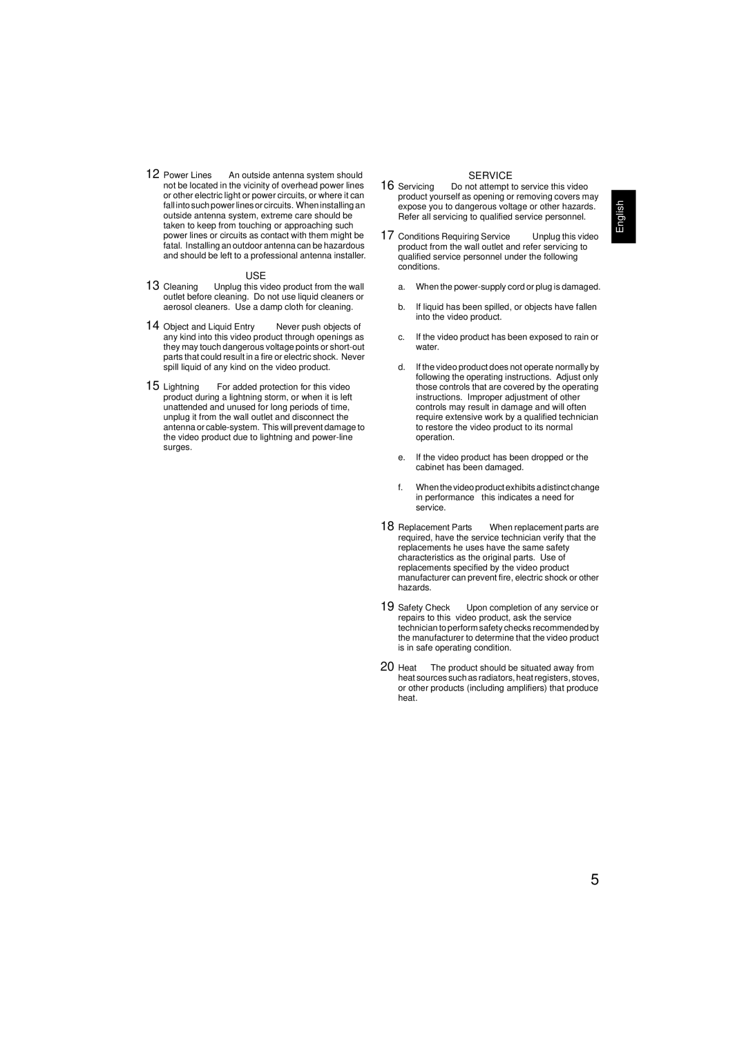 Hitachi DZMV350E, DZMV380E instruction manual Use 