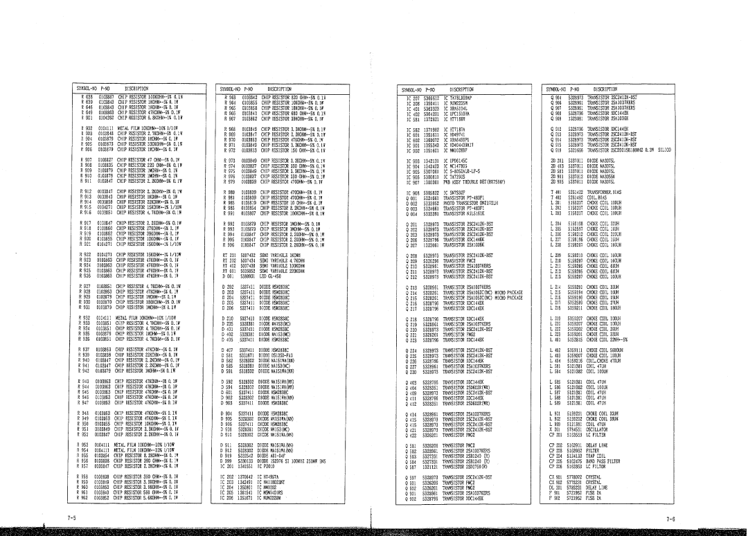 Hitachi VM-2400E, VM-24BDE manual 