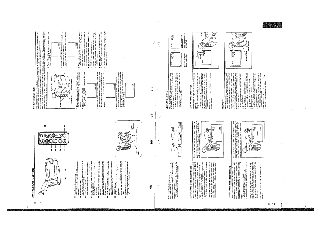 Hitachi VM-H710E, E210E, E310E, VM-E410E, VM-E110E, H510E, H610E manual 