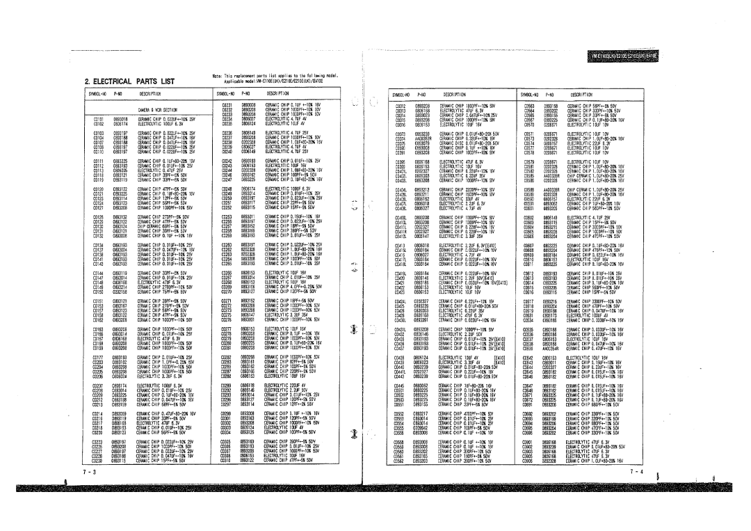 Hitachi VM-E110E, E210E, E310E, VM-E410E, VM-H710E, H510E, H610E manual 