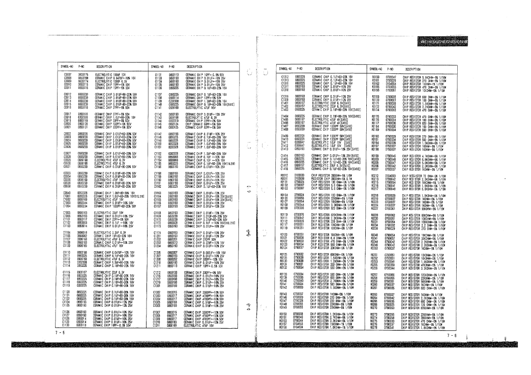 Hitachi VM-H710E, E210E, E310E, VM-E410E, VM-E110E, H510E, H610E manual 