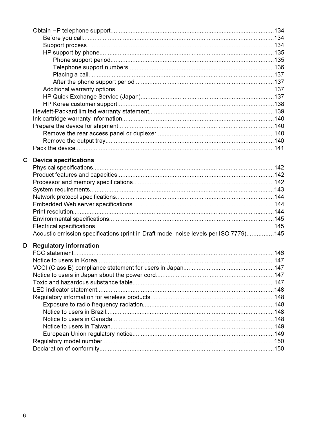 Hitachi E609, C9295A#B1H manual Device specifications, Regulatory information 