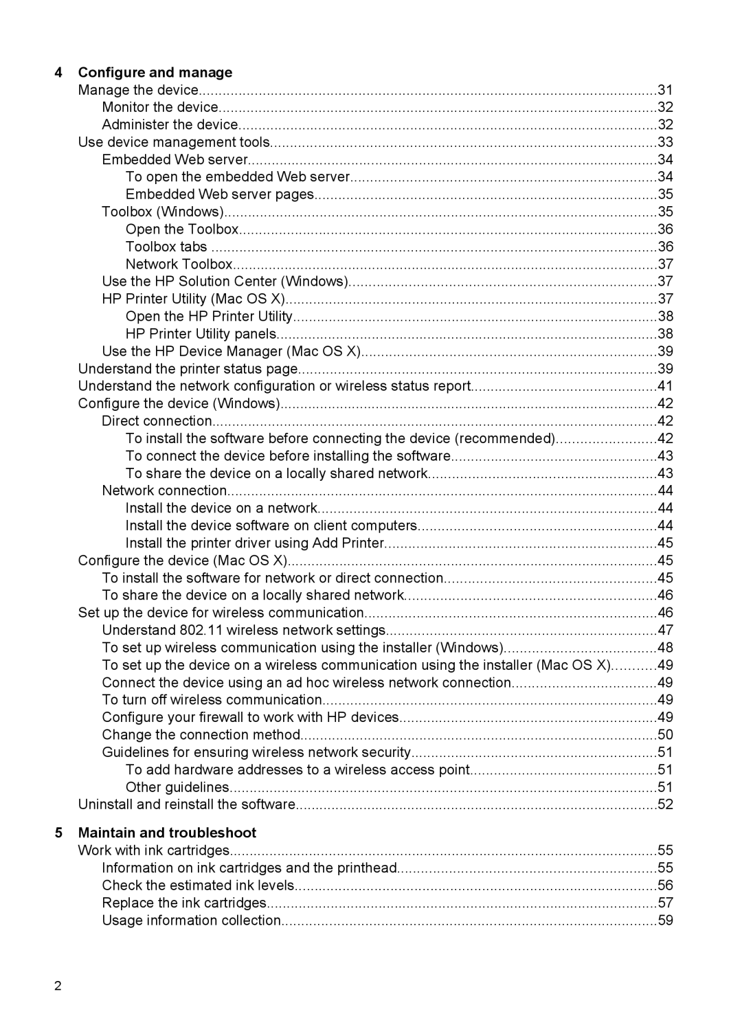 Hitachi E609, C9295A#B1H manual Configure and manage, Maintain and troubleshoot 