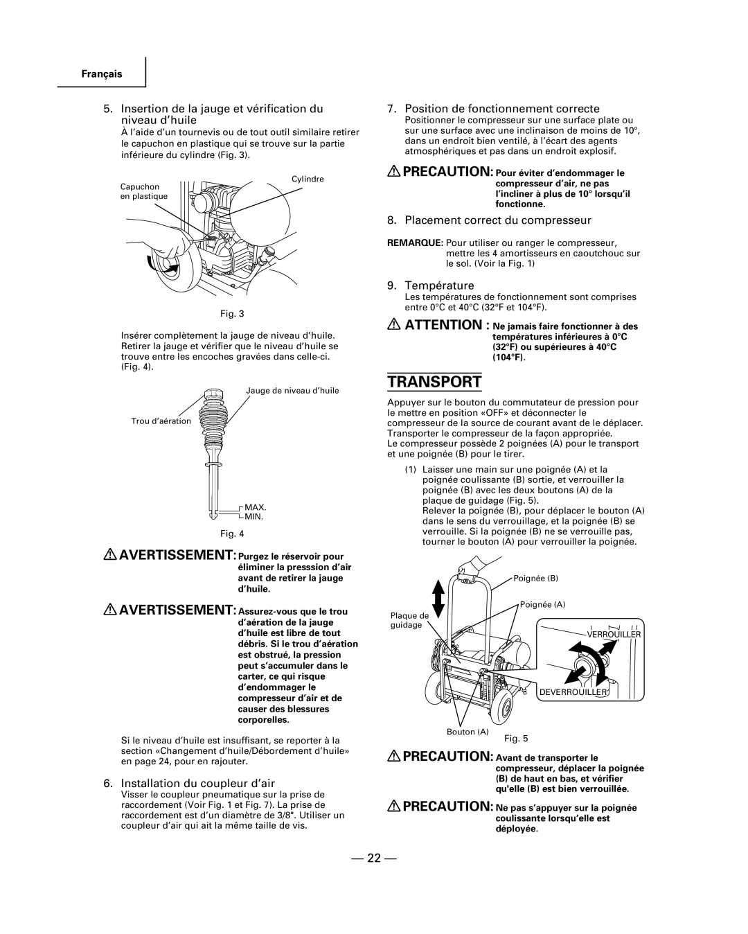 Hitachi EC 129 instruction manual 22 Ñ 