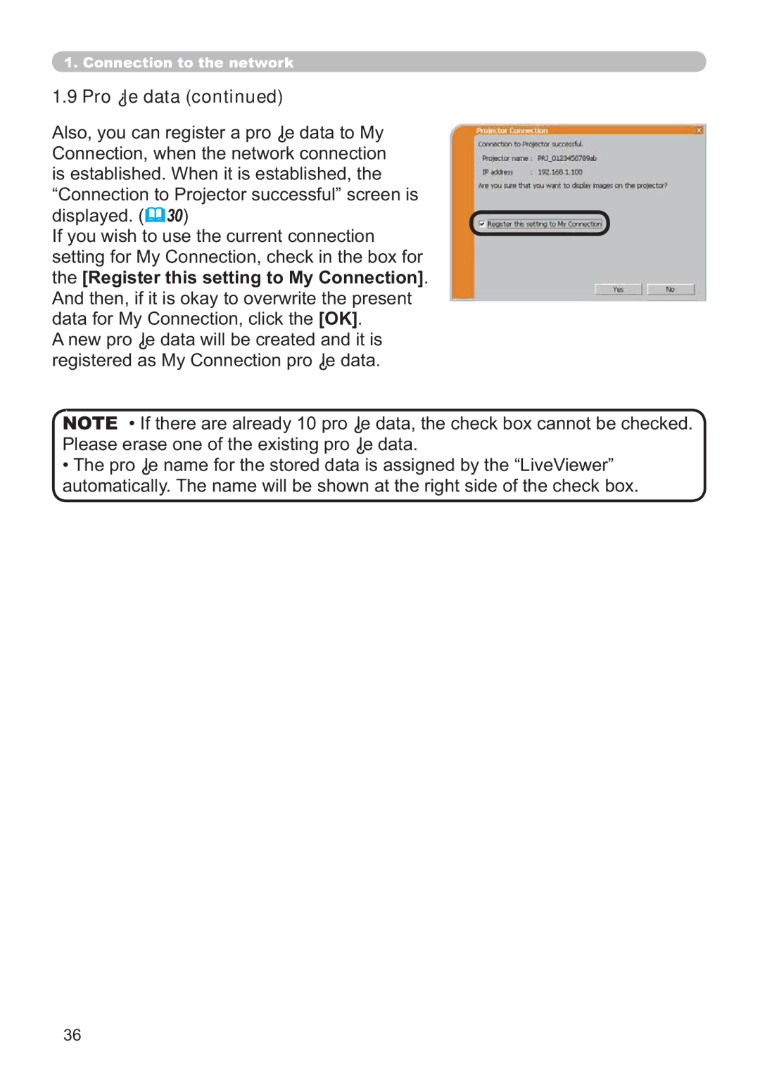 Hitachi ED-A220N user manual Prole data 