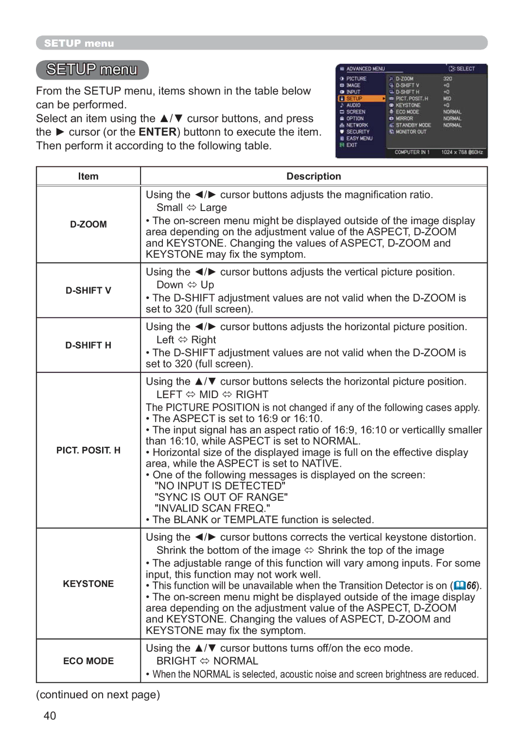 Hitachi ED-AW110N user manual 7KHQSHUIRUPLWDFFRUGLQJWRWKHIROORZLQJWDEOH, VhwWrIxooVfuhhq, HIWÙ5LJKW 