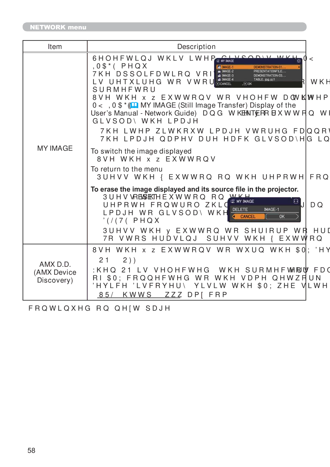 Hitachi ED-D11N user manual MY Image, Amx D.D 