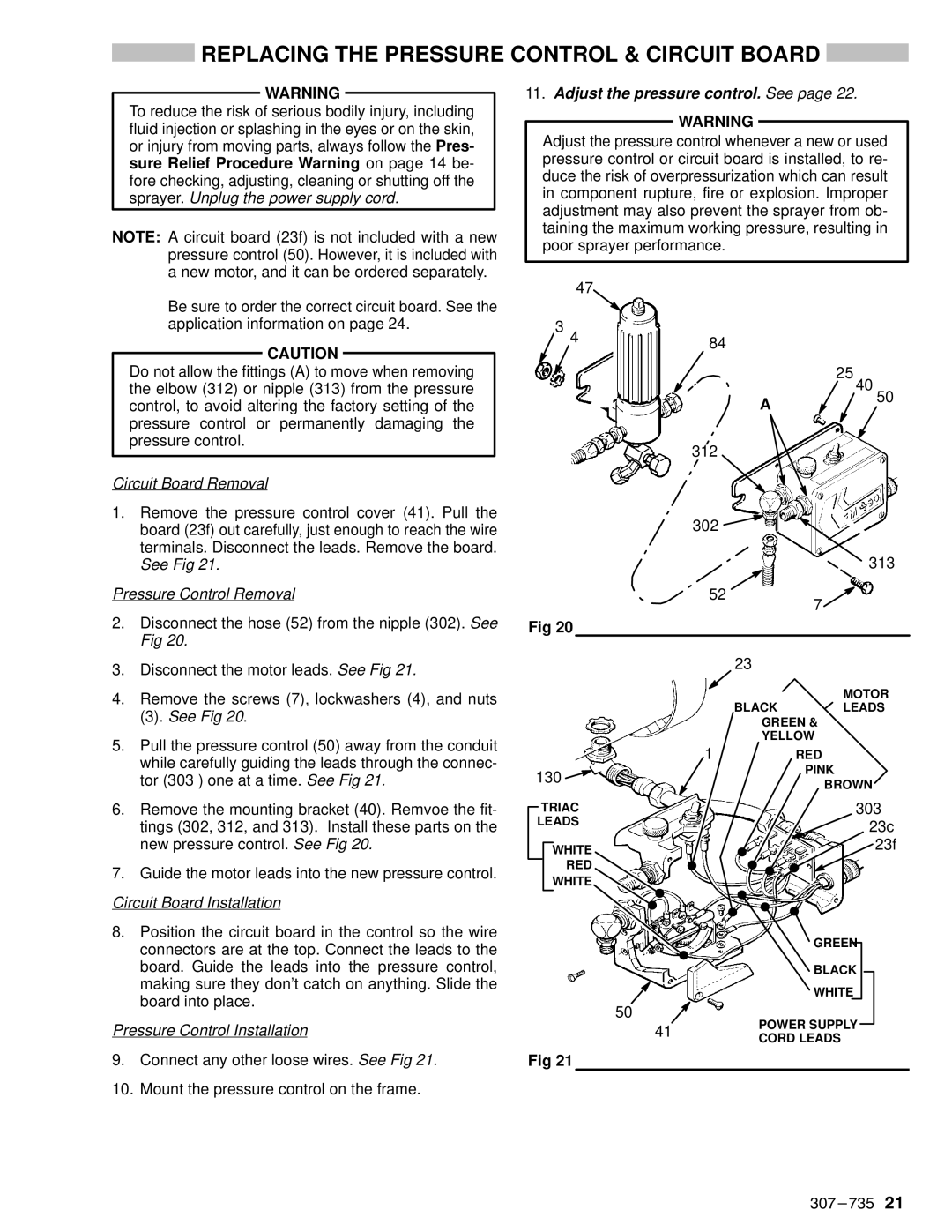 Hitachi EM 490 dimensions Replacing the Pressure Control & Circuit Board 