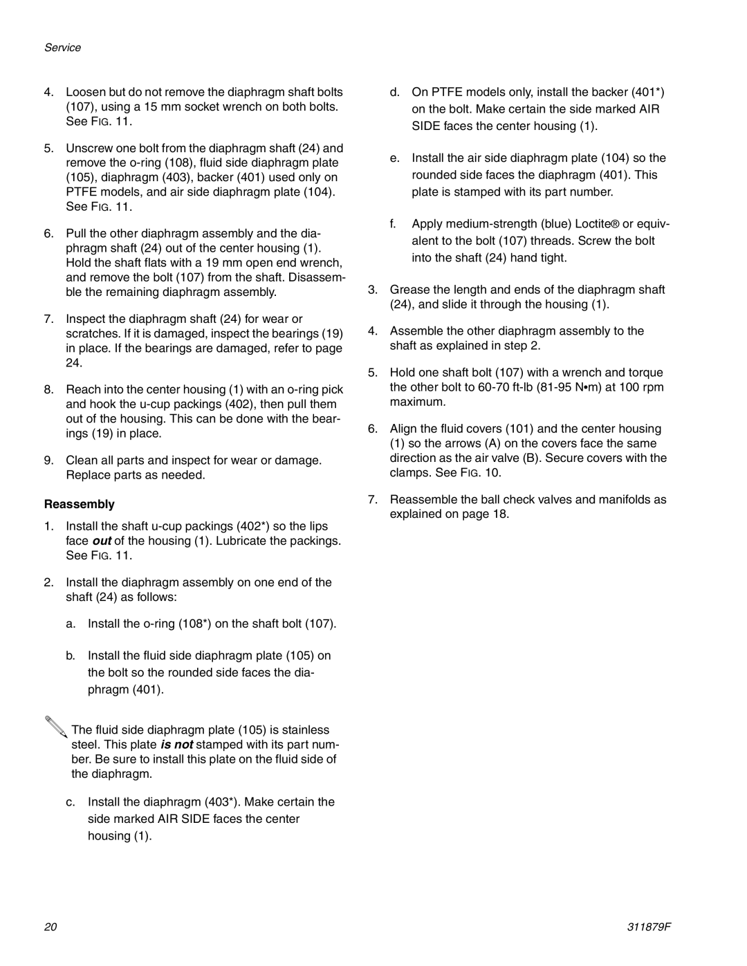 Hitachi FD2 1590 important safety instructions Reassembly 