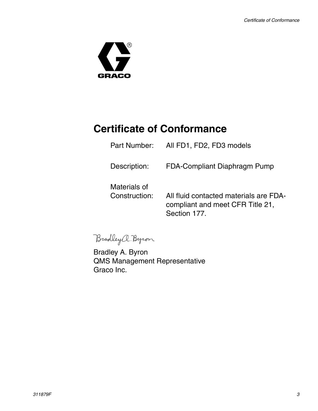 Hitachi FD2 1590 important safety instructions Certificate of Conformance 