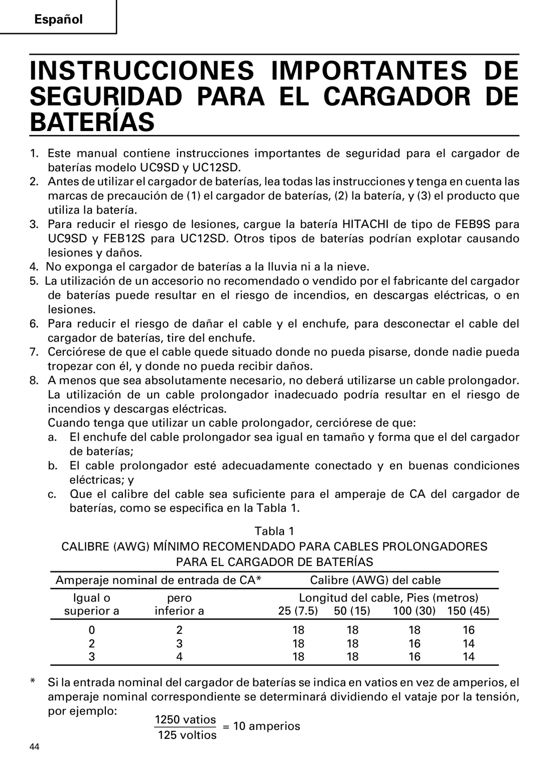 Hitachi FDS 9DVA instruction manual 100 150 