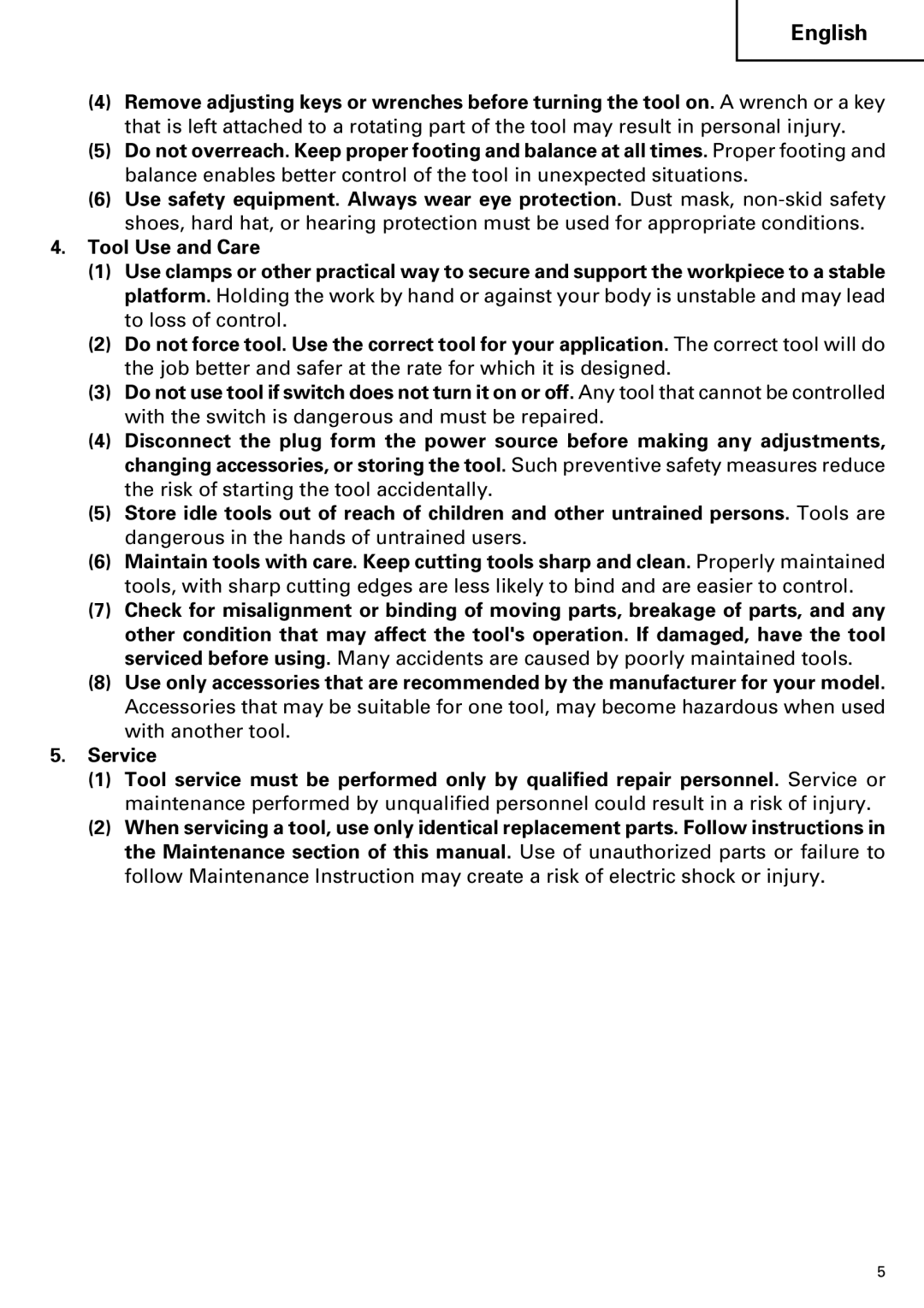 Hitachi G 12SA2, G 13SB2 instruction manual English 