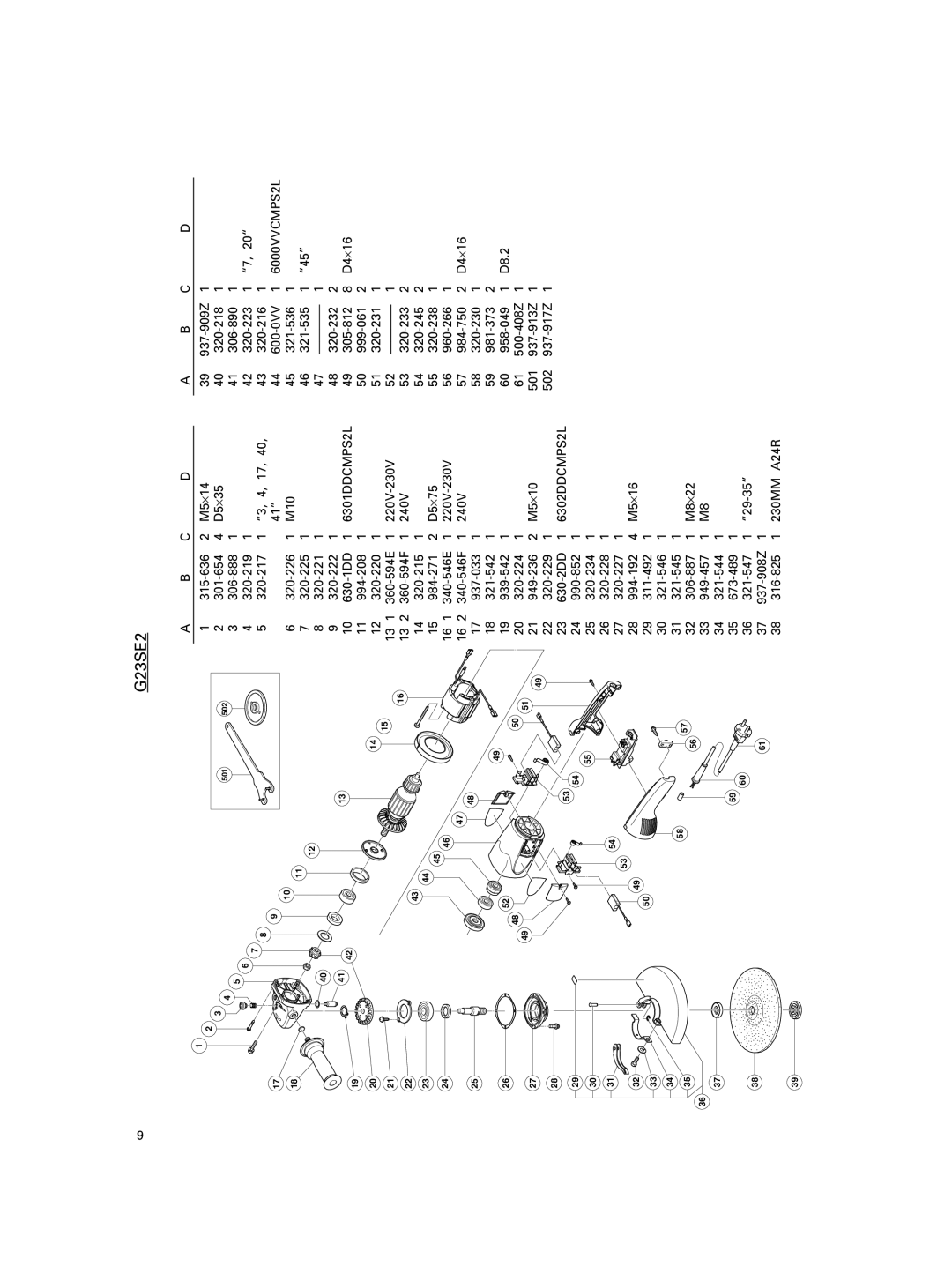 Hitachi G18SG2, G23U2, G23UB2, G23SF2, G18SE3 manual G23SE2 