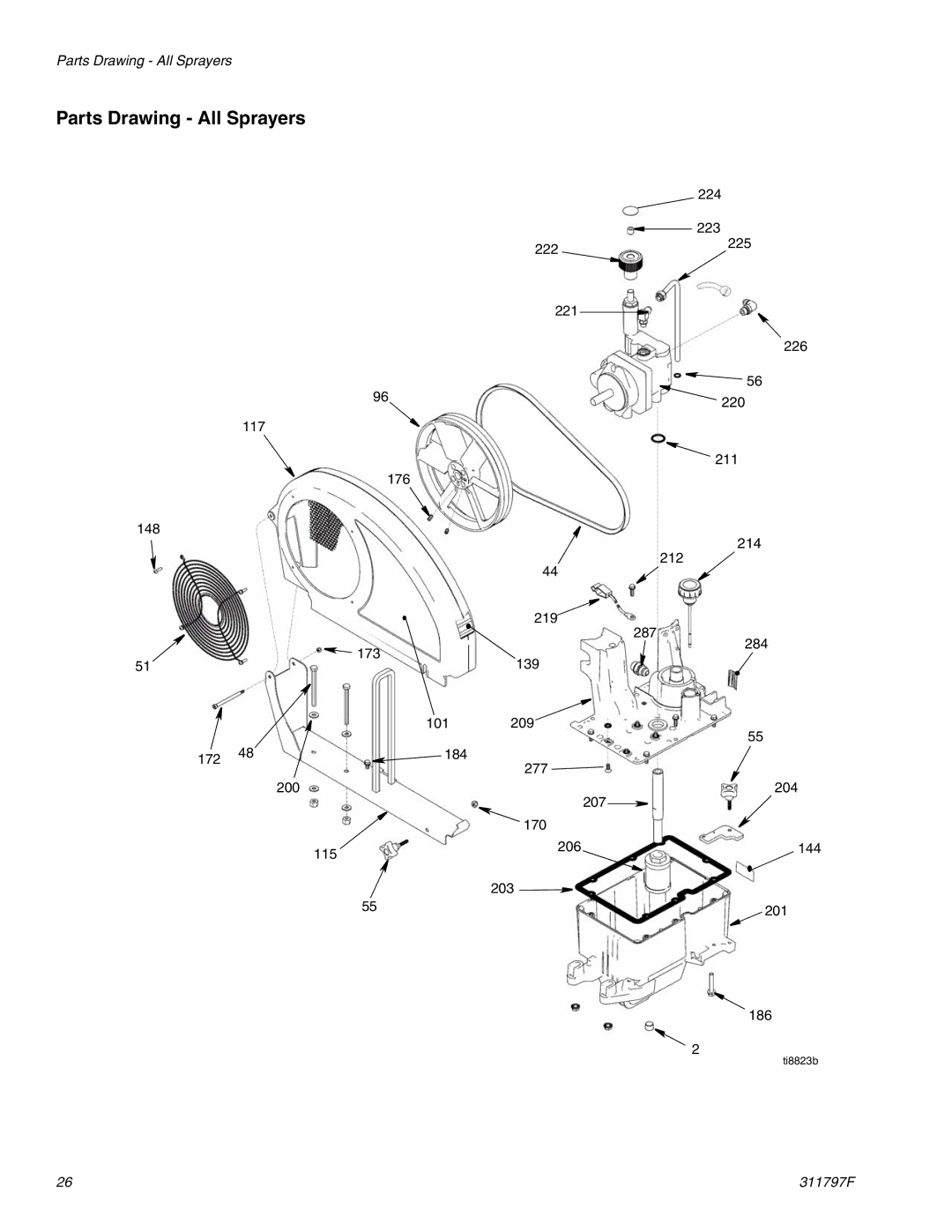 Hitachi GH 300 important safety instructions Parts Drawing All Sprayers 