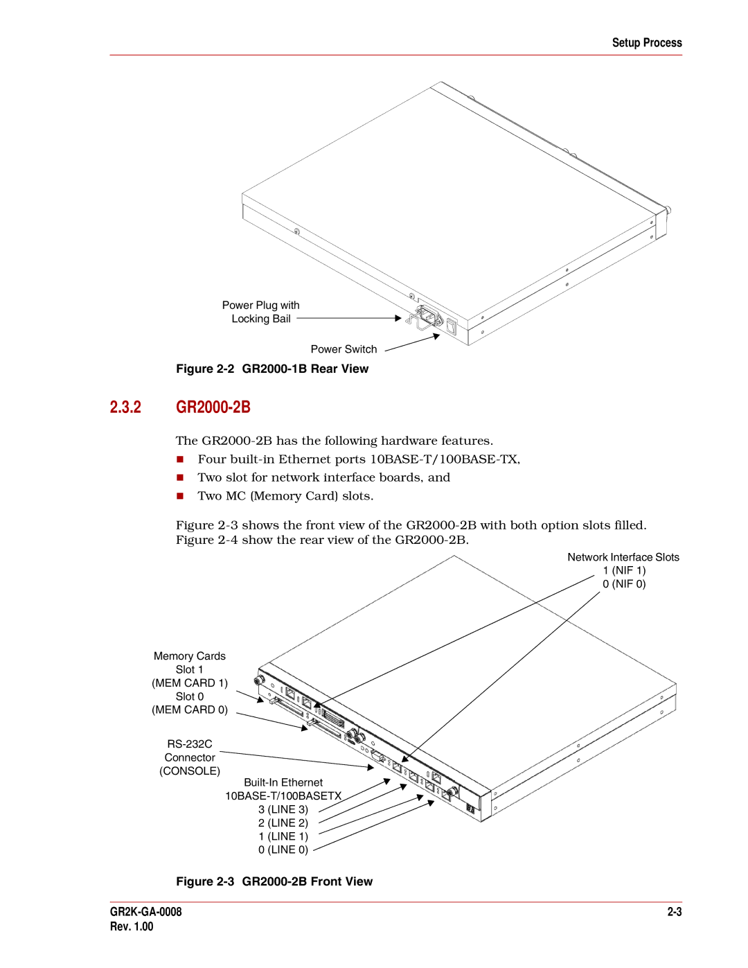 Hitachi GR2000-B Series quick start 2 GR2000-2B, Setup Process 