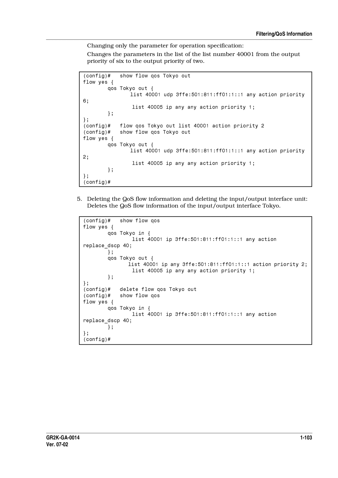 Hitachi GR2000 Series manual List, 103 