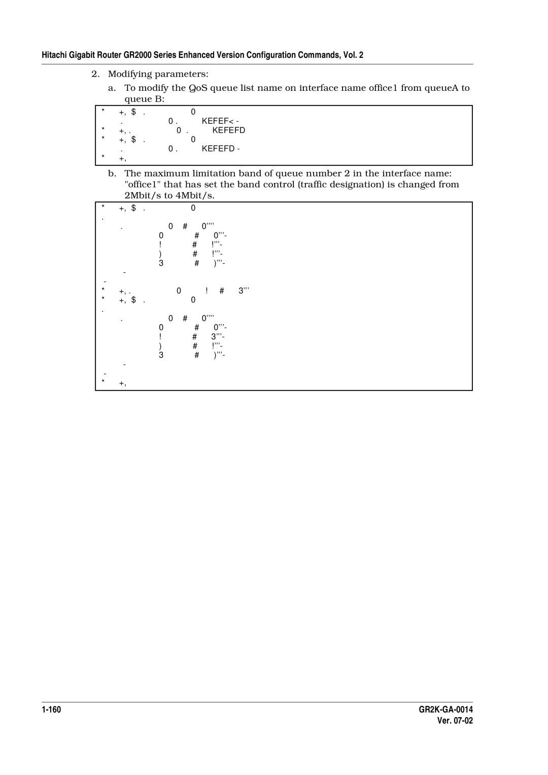 Hitachi GR2000 Series manual 160 