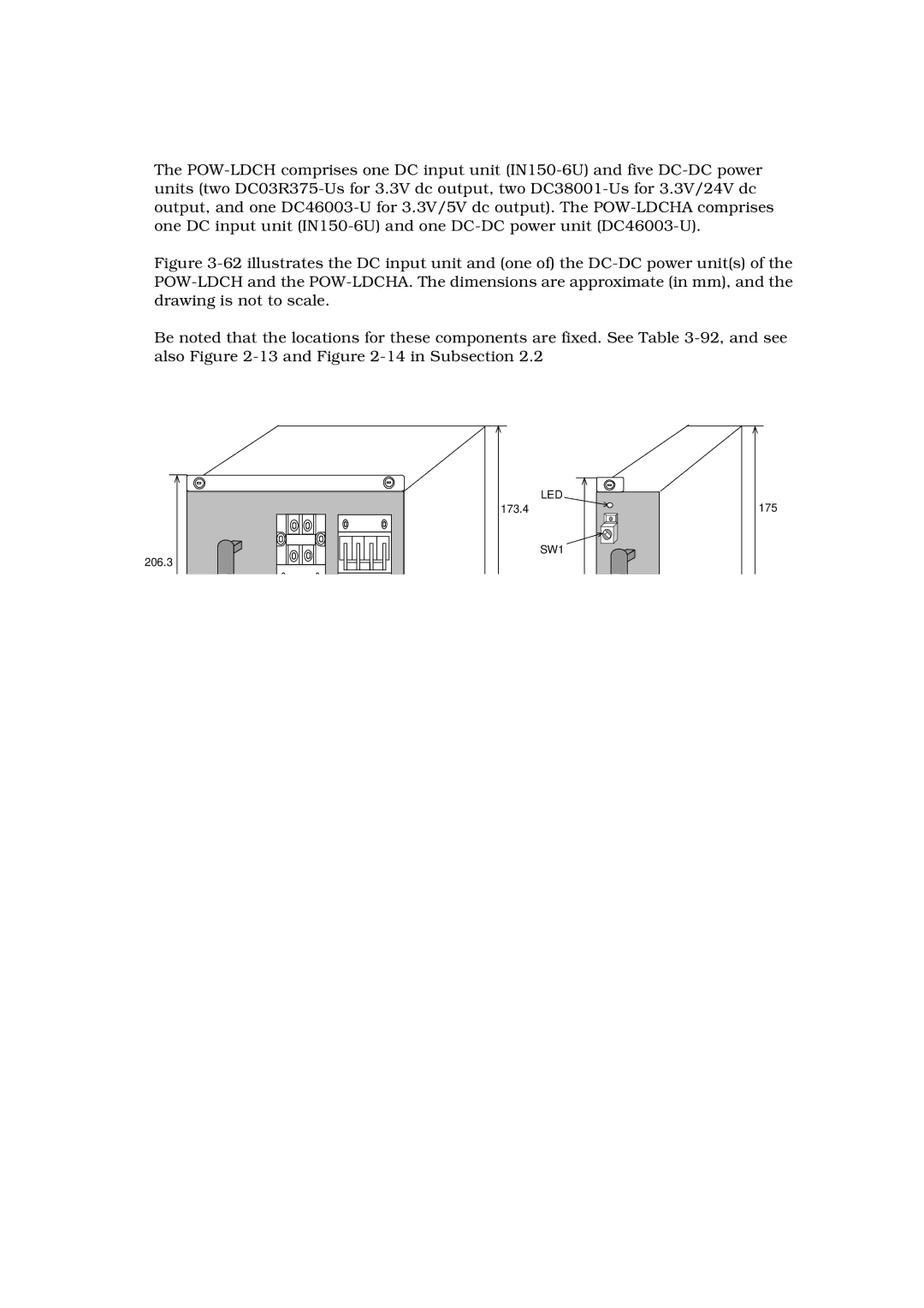 Hitachi GR2000 manual SW1 