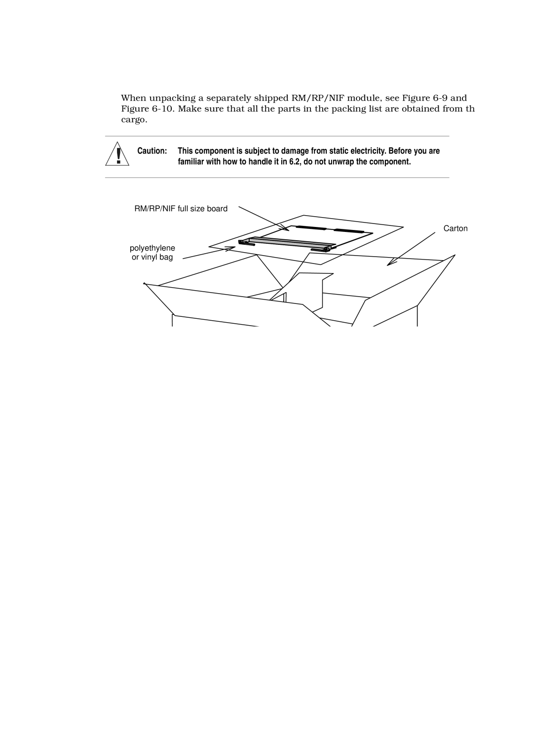 Hitachi GR2000 manual RM/RP/NIF full size board Carton Polyethylene or vinyl bag 