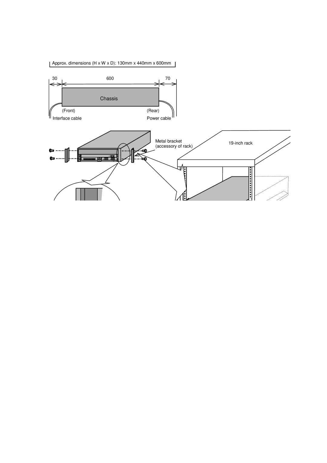 Hitachi GR2000 manual Chassis 