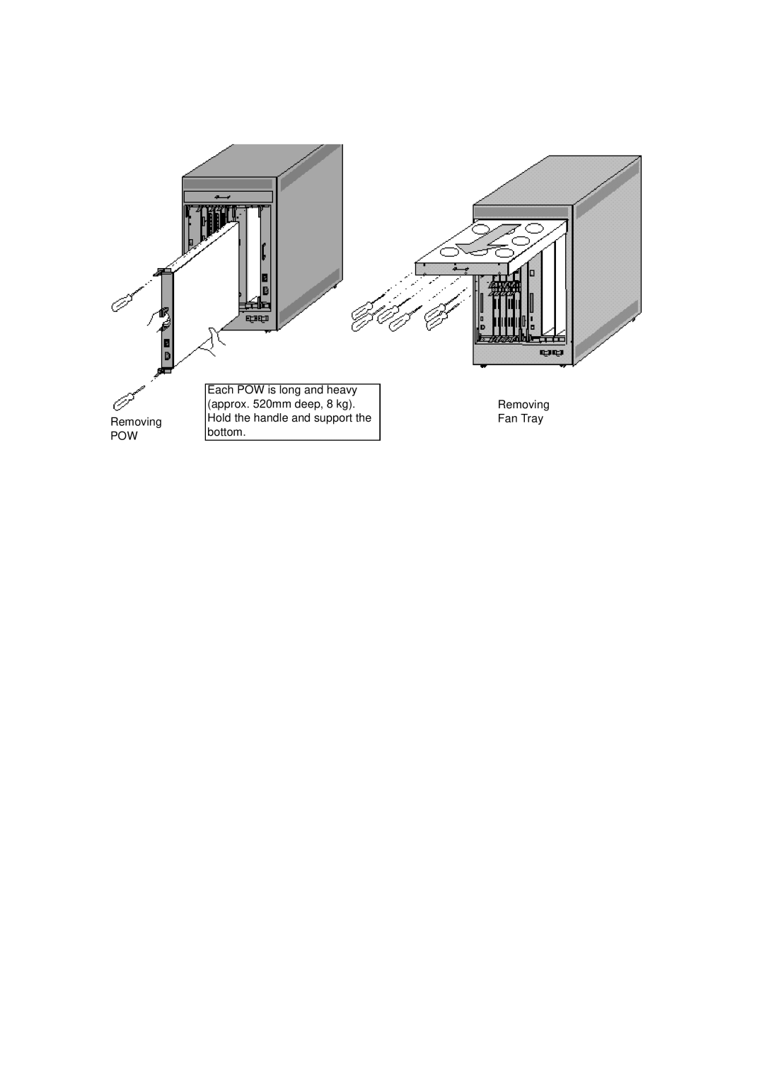 Hitachi GR2000 manual Removing 