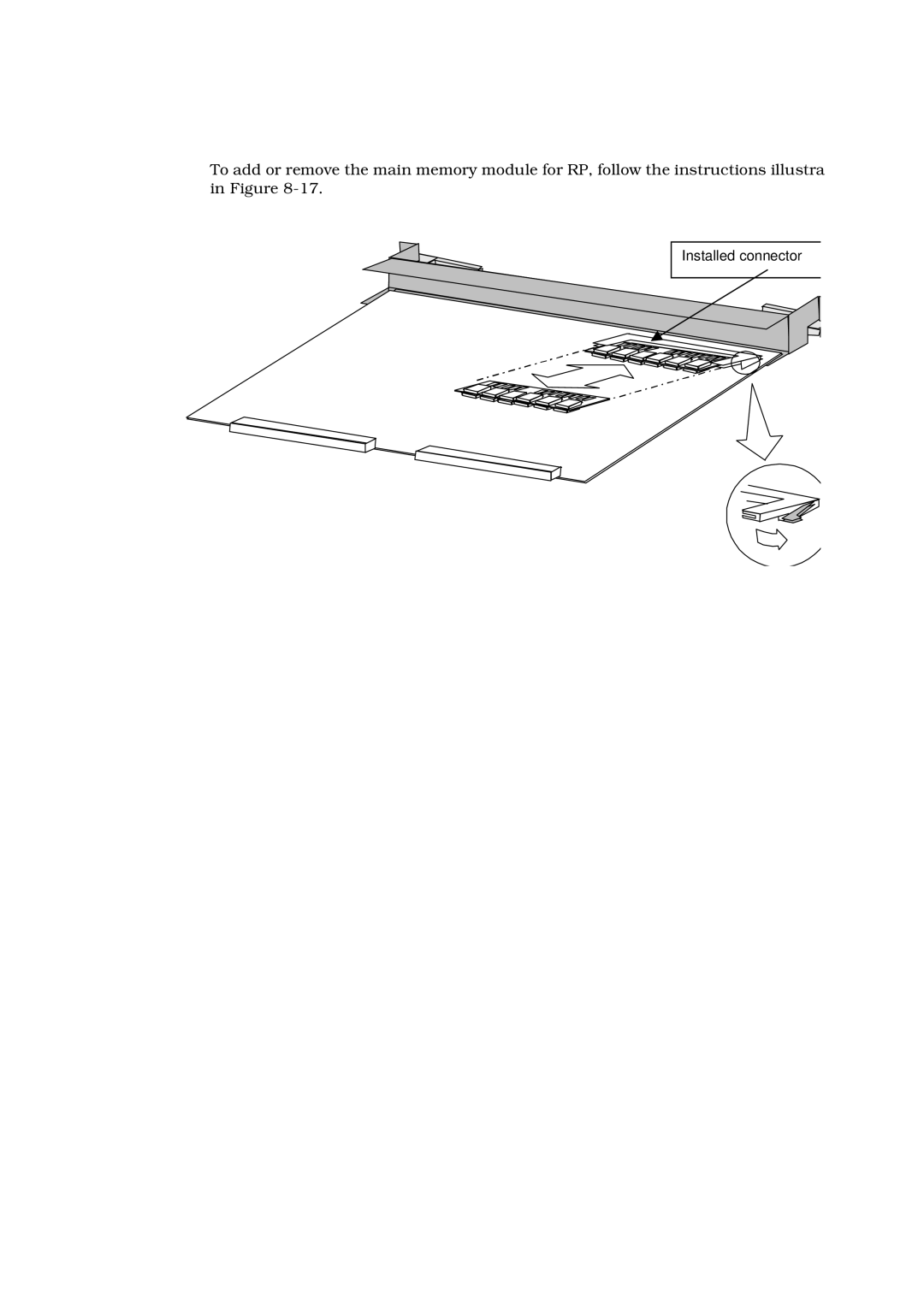 Hitachi GR2000 manual Installed connector 