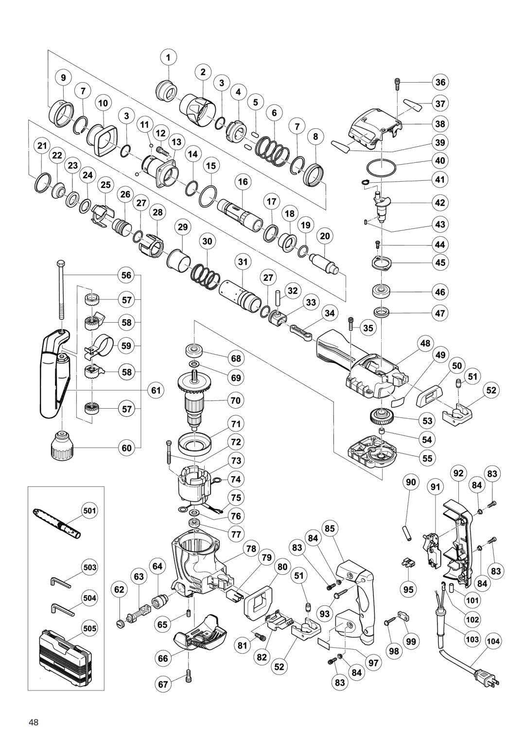 Hitachi H 45MR instruction manual 