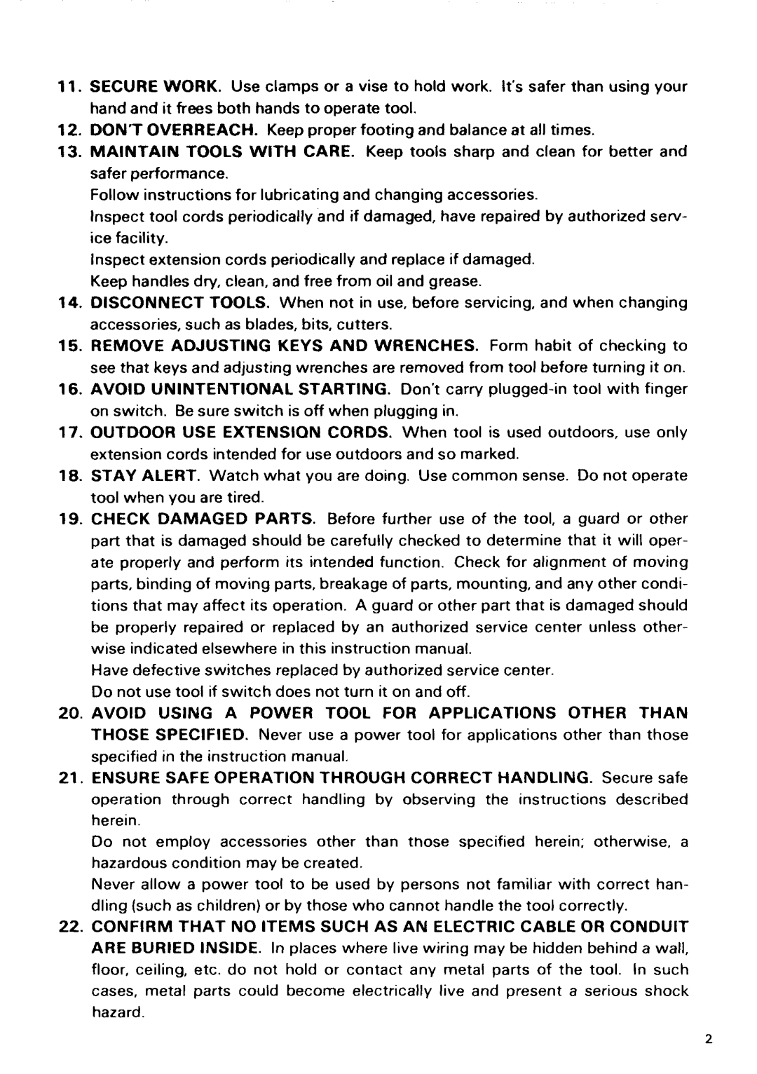 Hitachi H 55SC manual 