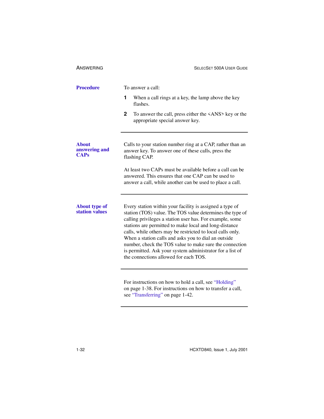 Hitachi HCX5000I manual Selecset 500A User Guide 