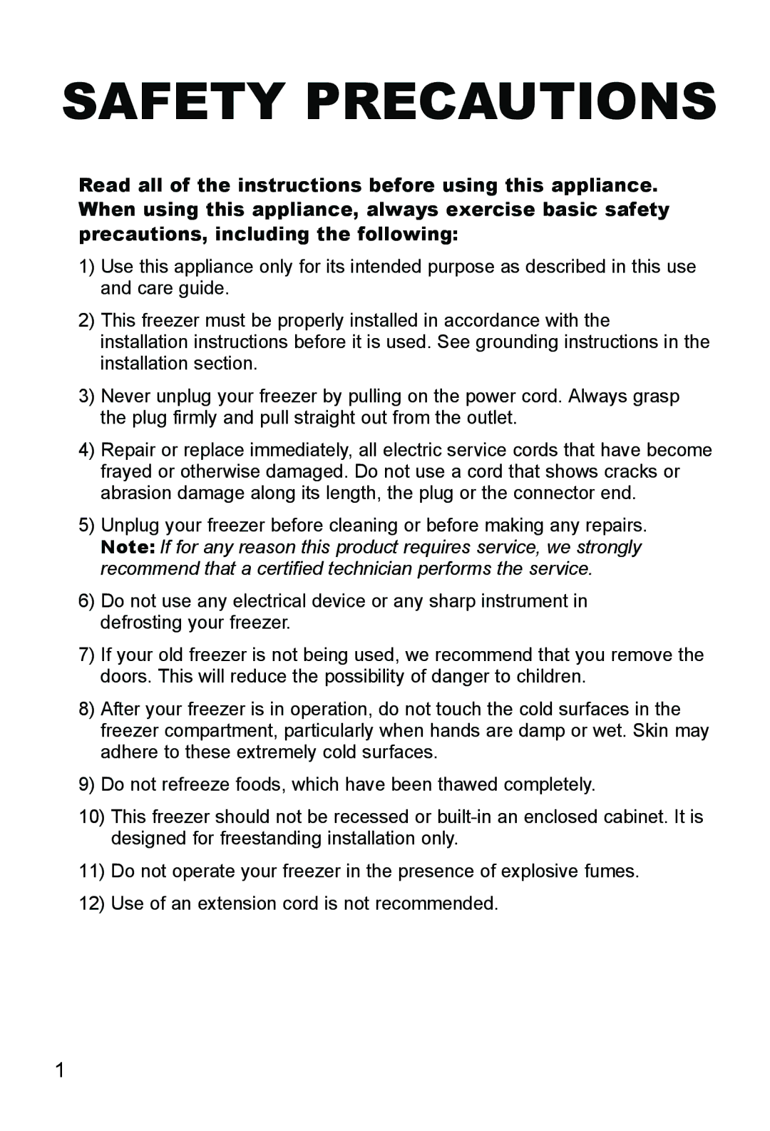 Hitachi HDF-385H manual Safety Precautions 