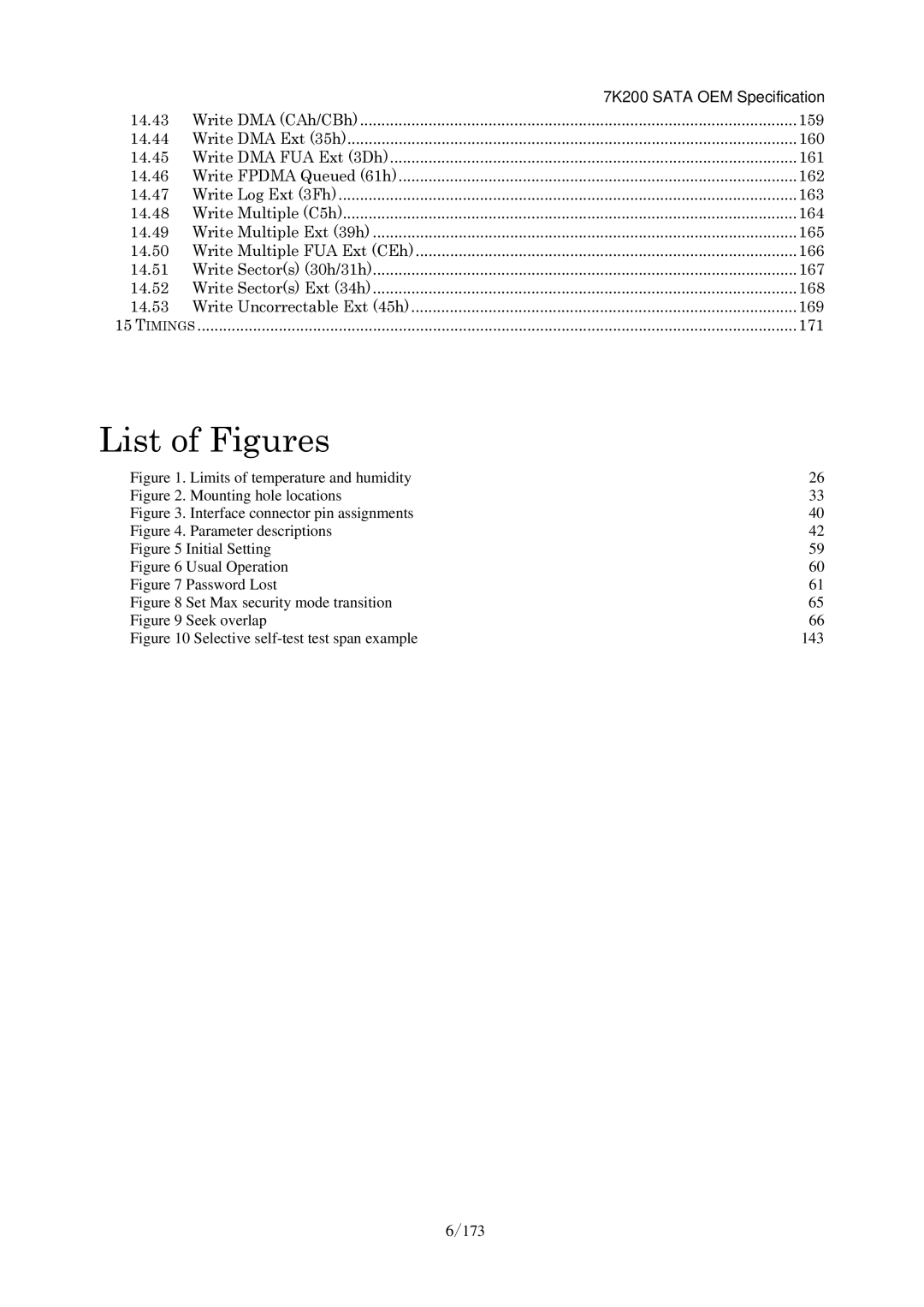 Hitachi HDS723020BLA642 manual List of Figures 