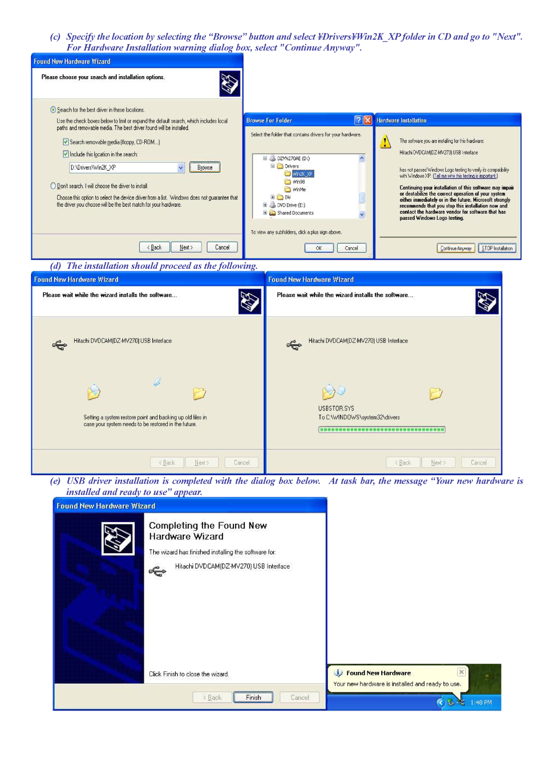 Hitachi hitachi driver installation manual 