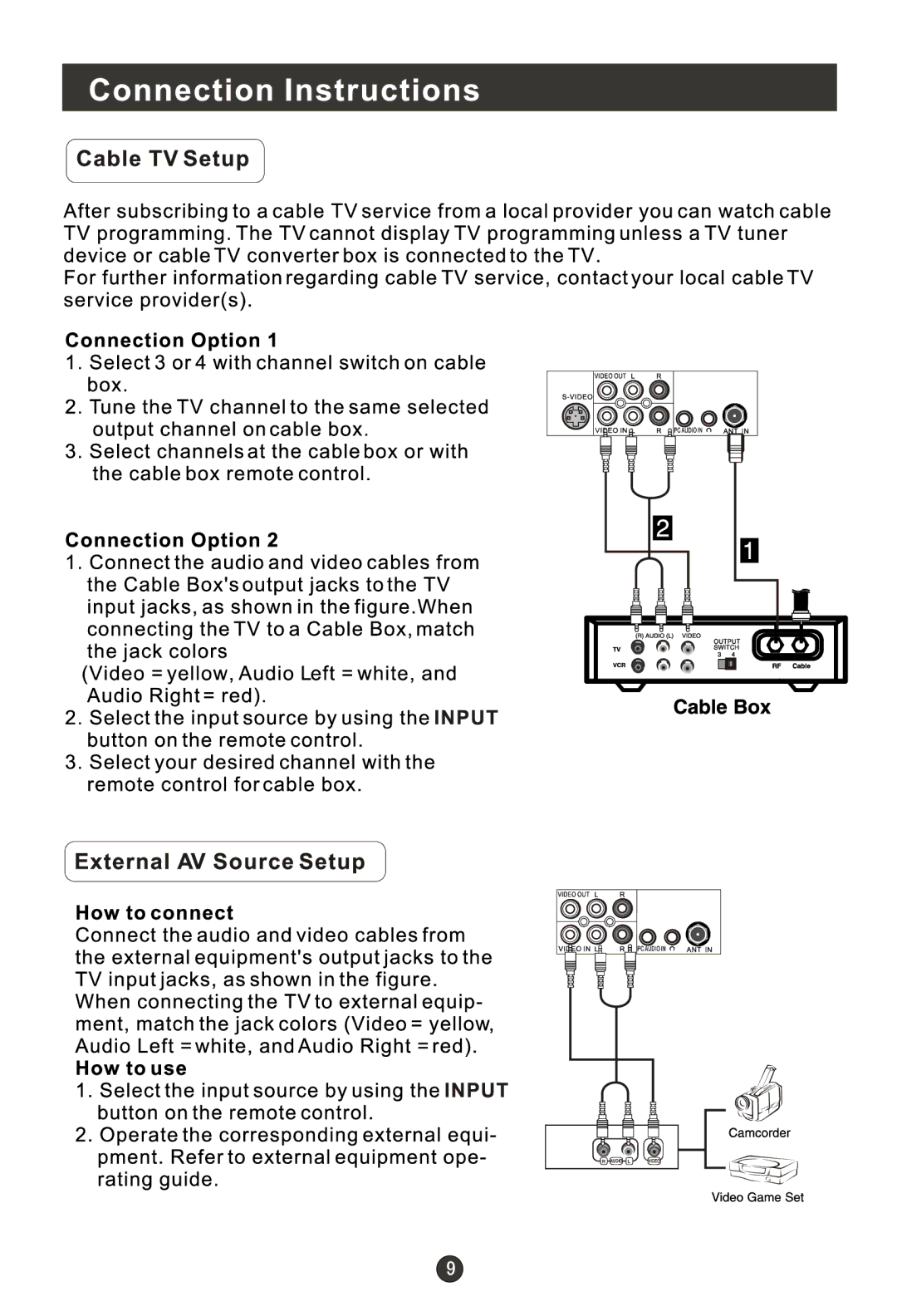 Hitachi HL19KN1 user manual 