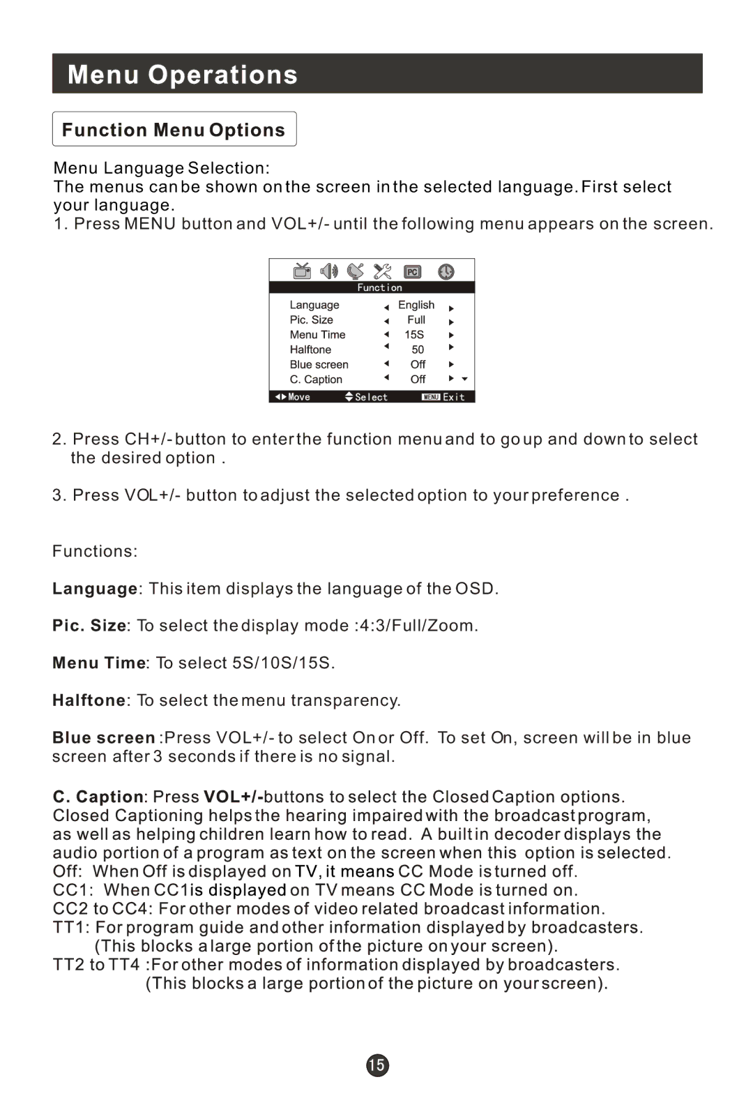 Hitachi HL19KN1 user manual 