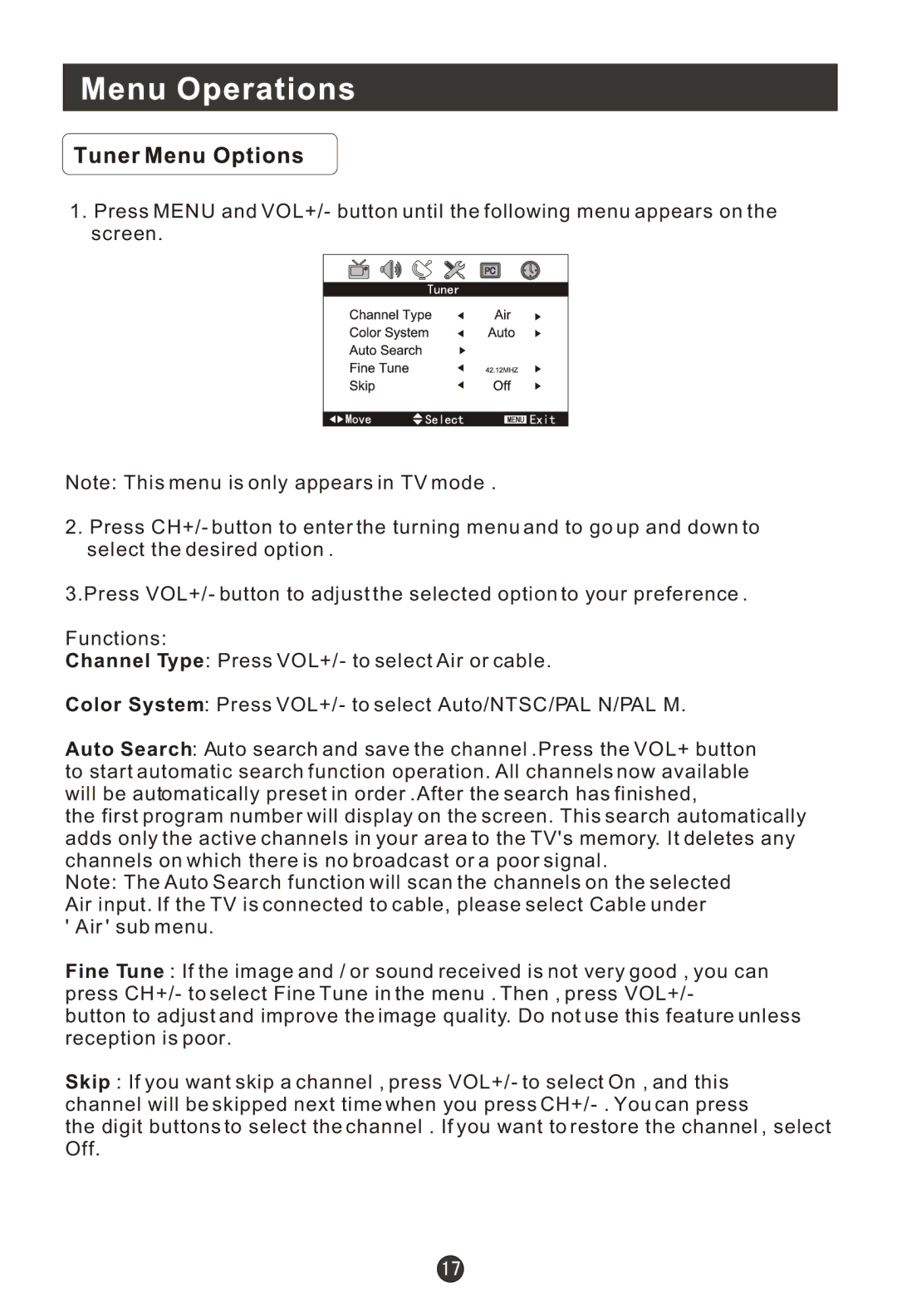 Hitachi HL19KN1 user manual 