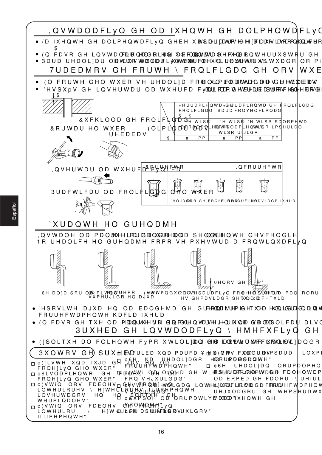 Hitachi HSU-12RD03/R2(SDB) ,QVWDODFLyQGHODIXHQWHGHDOLPHQWDFLyQ, 3UXHEDGHLQVWDODFLyQ\HMHFXFLyQGHODSUXHED 