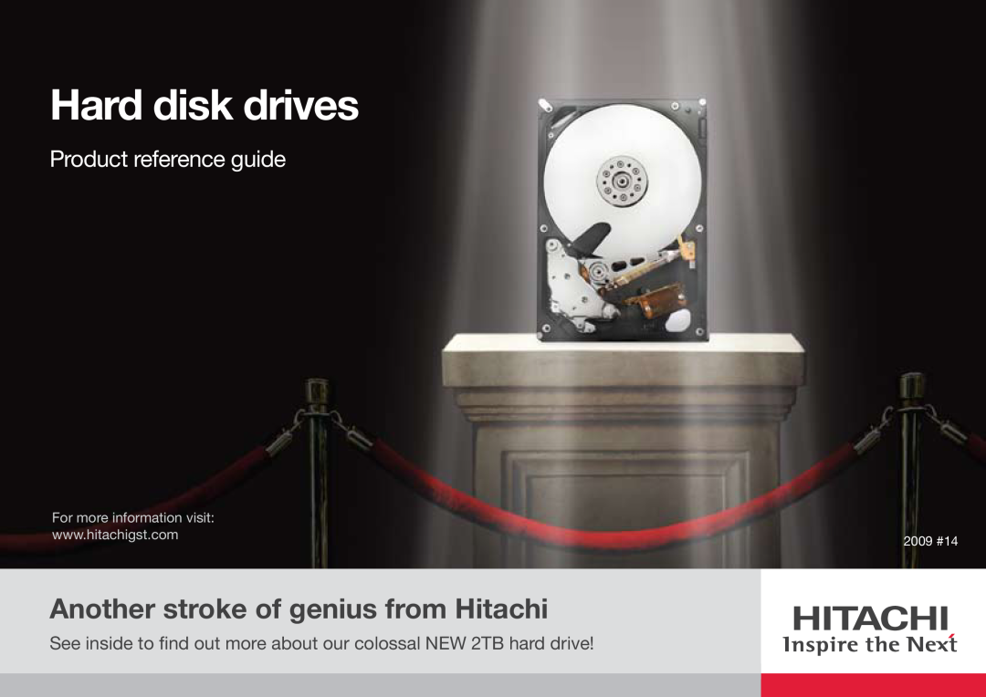 Hitachi 7K2000, 0A39289 manual 2009 #14, Hard disk drives, Another stroke of genius from Hitachi, Product reference guide 