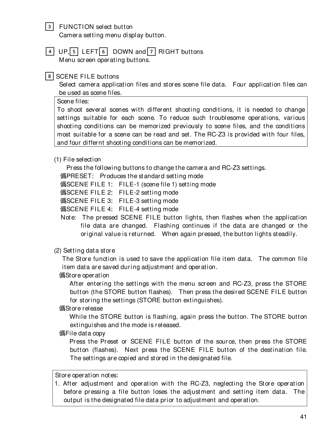 Hitachi HV-D30 operation manual 