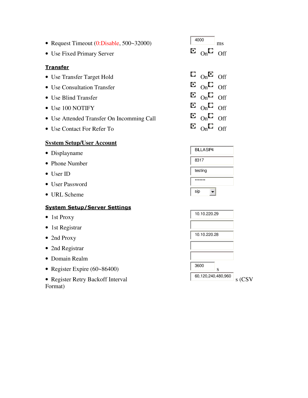 Hitachi IP5000 quick start System Setup/User Account 