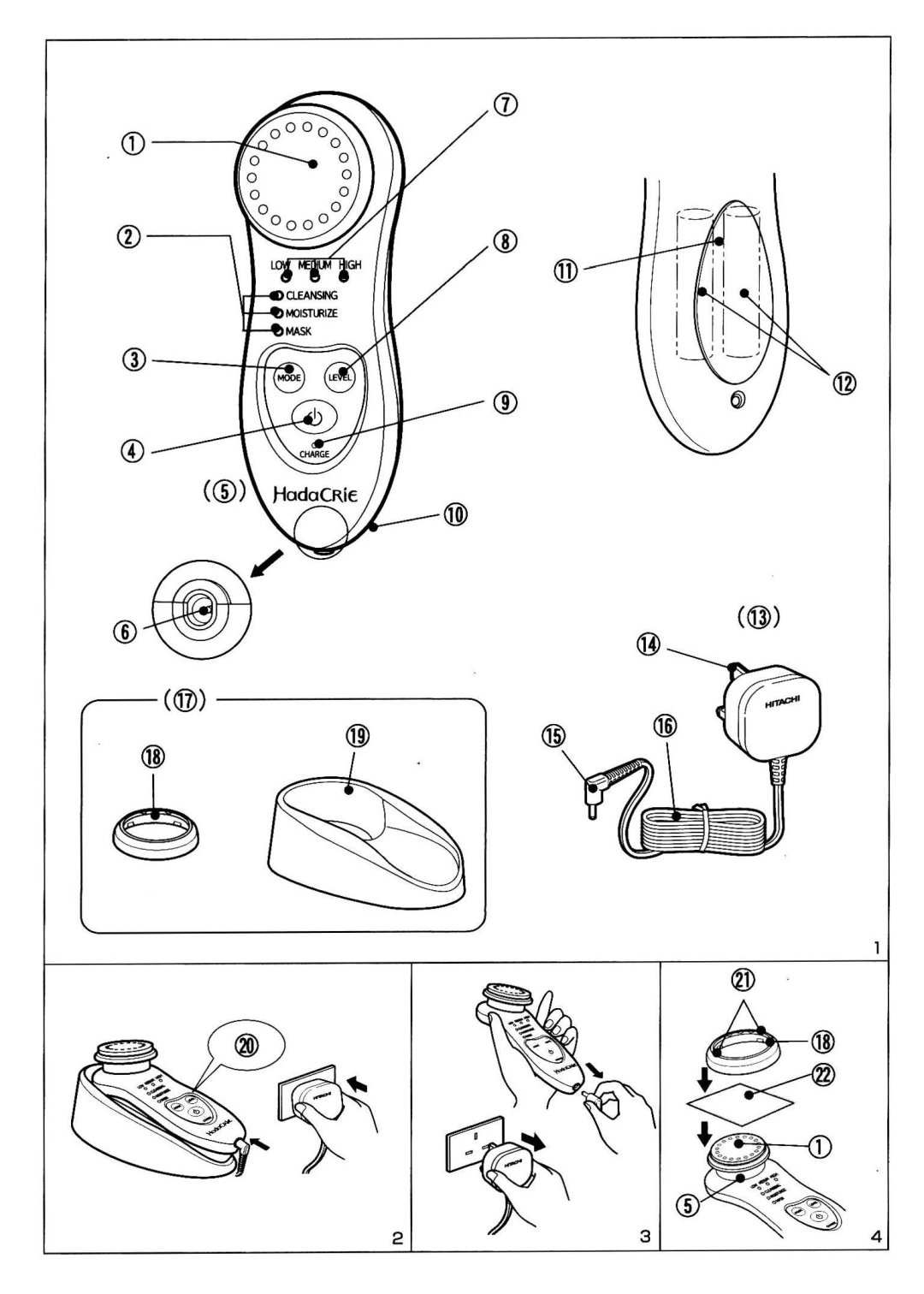 Hitachi KH-182B manual 