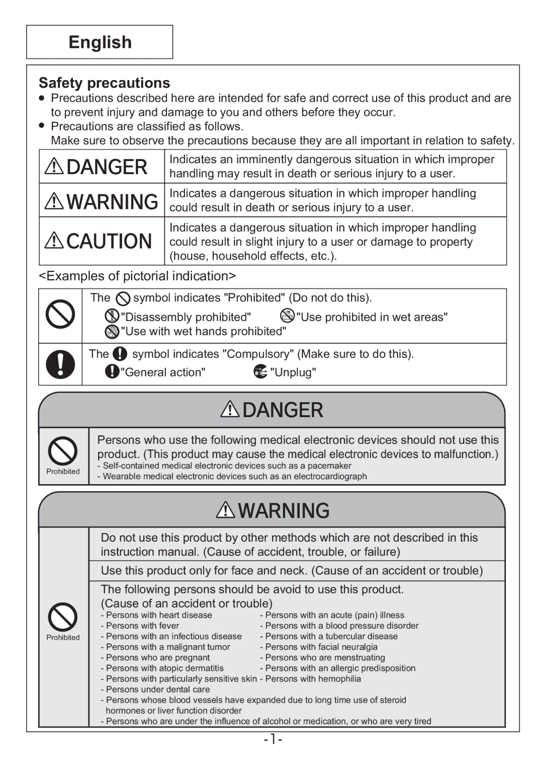 Hitachi KH-186B manual English 