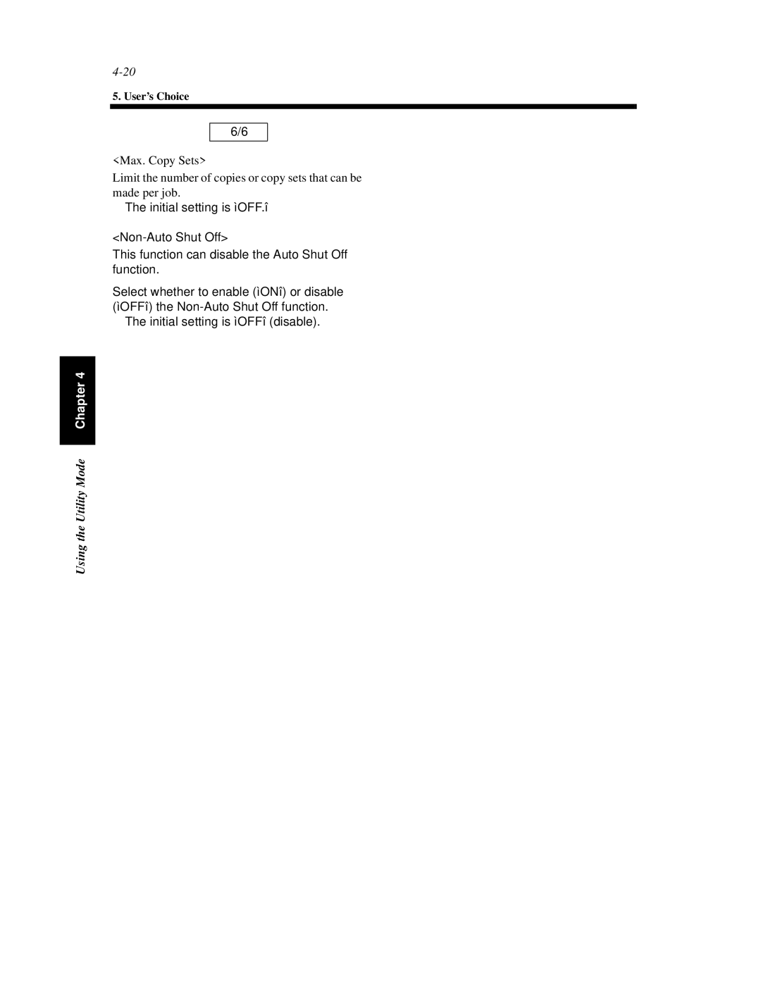 Hitachi Koki USA 52 manual Using the Utility Mode Chapter 